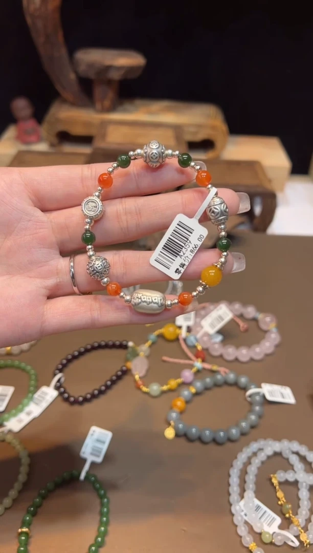 【闪购商品】琥珀手饰银S925镶嵌手饰@@A2359