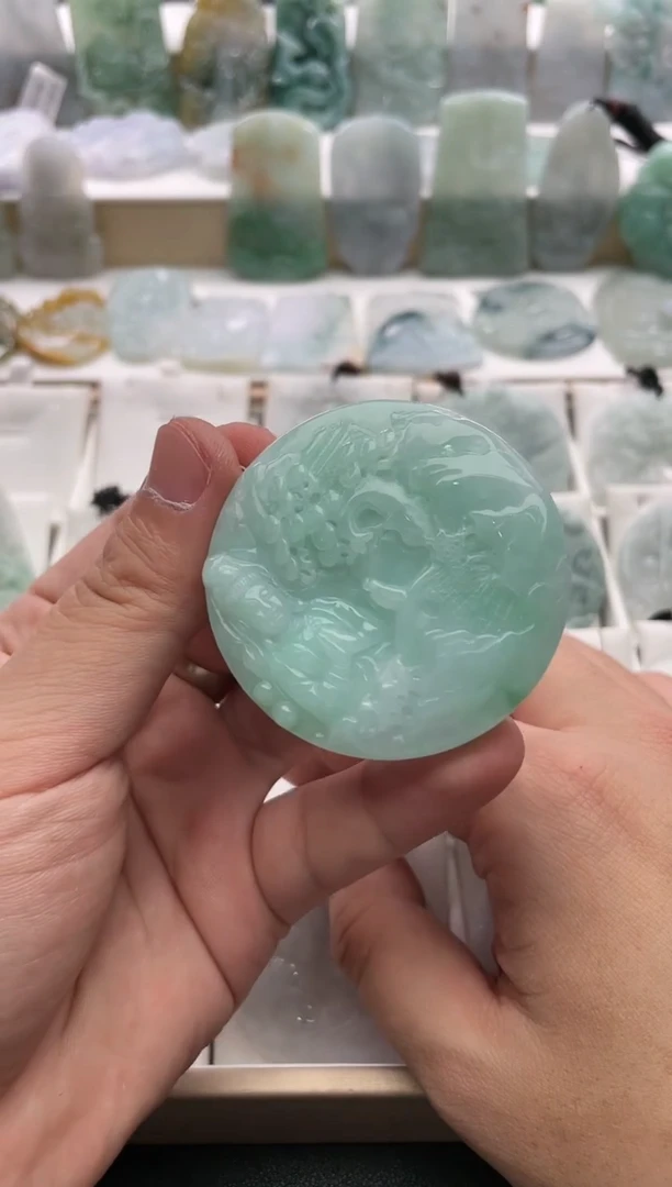 【闪购商品】翡翠颈饰未镶嵌..../2/16/ 205