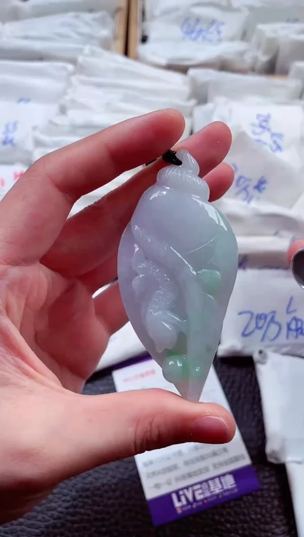 翡翠未镶嵌颈饰00003698