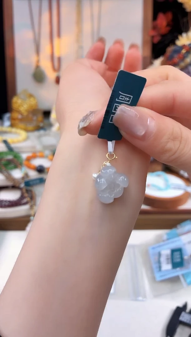 未镶嵌和田玉项链@@B921D016703