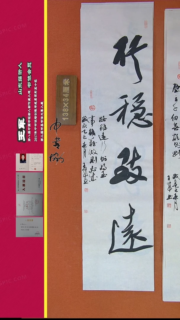 【闪购商品】书法479王军书法精品作品