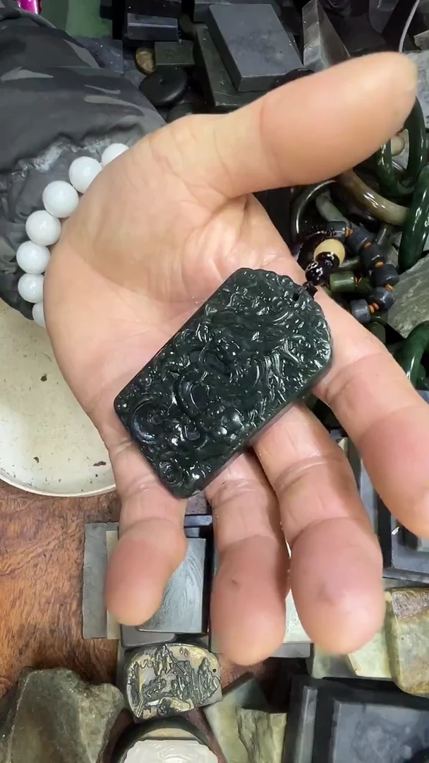 未镶嵌和田玉珠宝半成品1