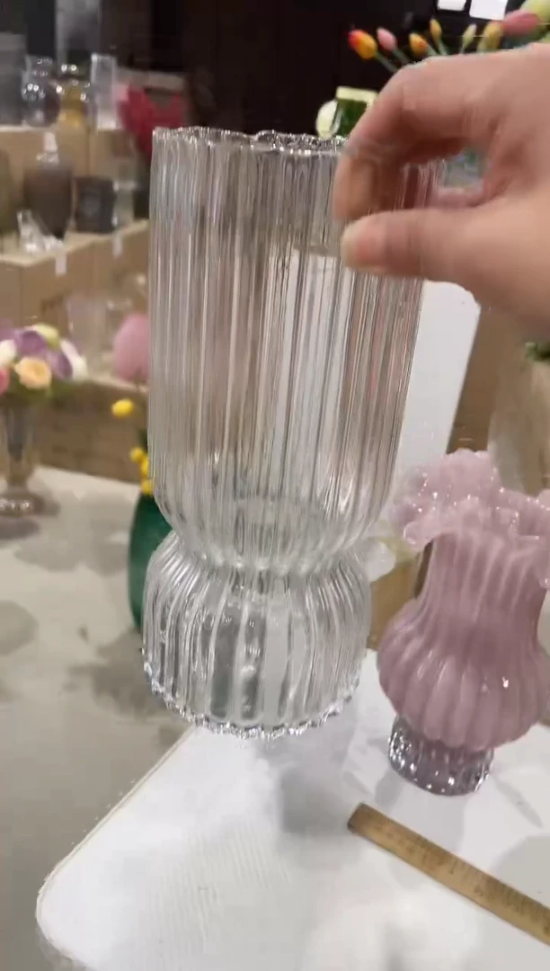 【闪购商品】无铅玻璃透明竖纹