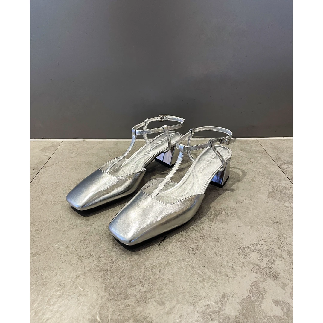 【顾文婷推荐】CINDY C ERIC 玛丽苏 方头包头凉鞋 CE4223-12-1/-2