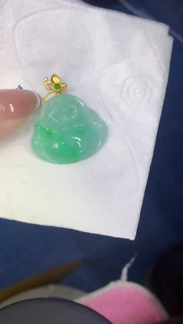 颈饰未镶嵌翡翠缅甸天然翡翠A货10