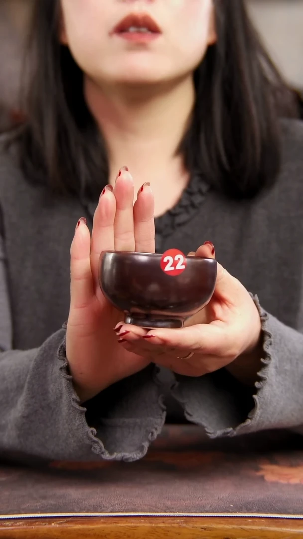 原矿紫韵银霜禅定茶杯120毫升