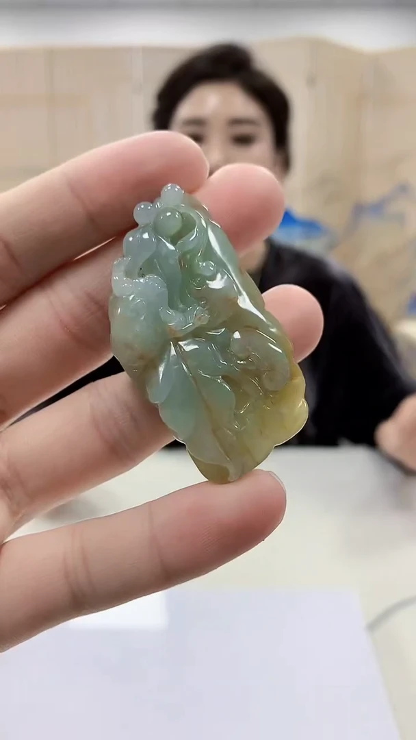 【闪购商品】翡翠颈饰未镶嵌4829bb-jj挂件6