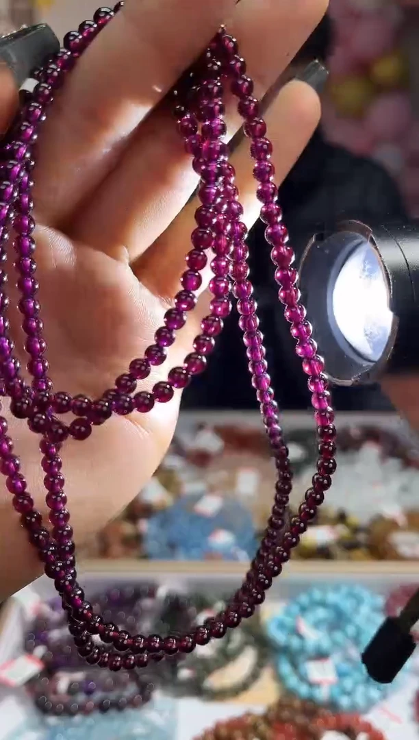 【闪购商品】石榴石手链未镶嵌7多样性发其一4+