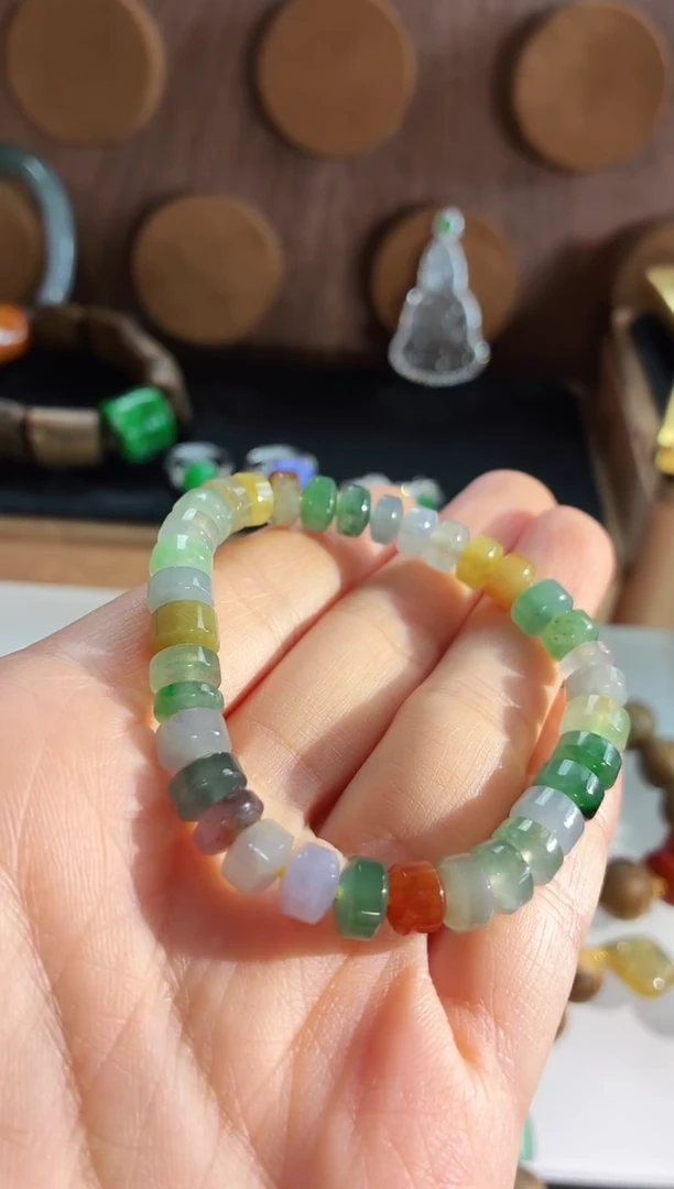 未镶嵌手链翡翠手串