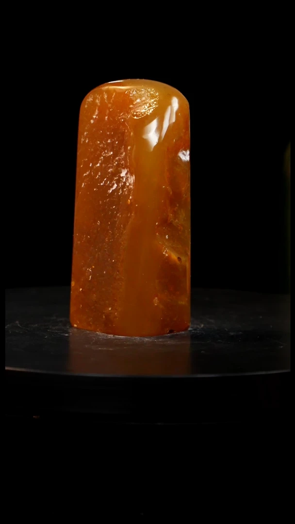 昌化石田黄玻璃冻