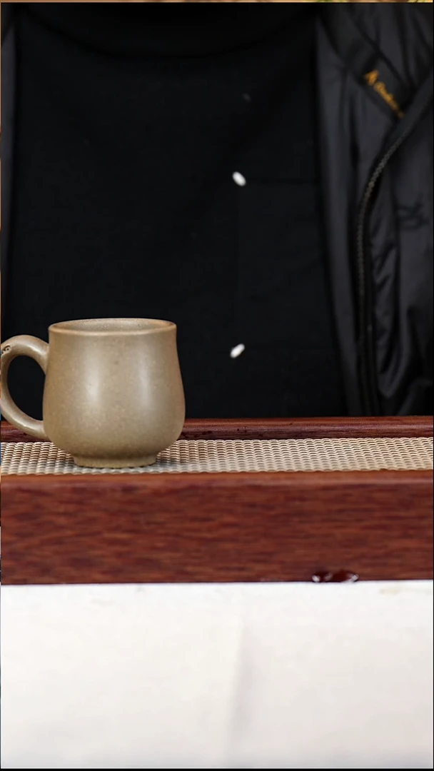 茶杯紫砂主人杯手把杯80CC-036