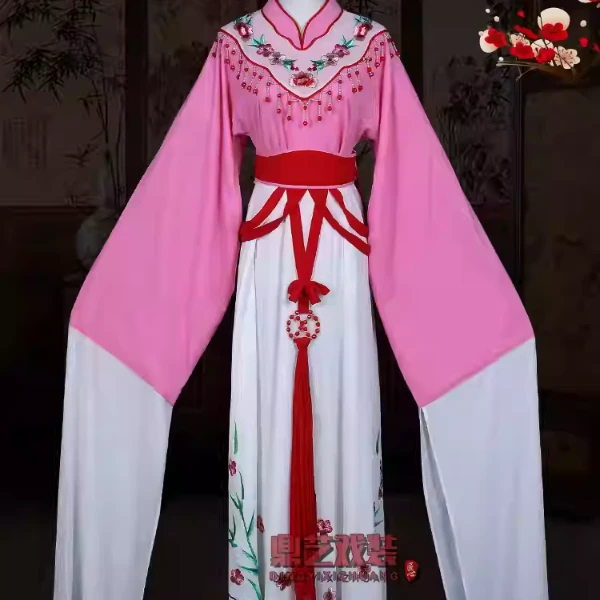 女古装戏曲服装林黛玉黄梅戏花旦衣越剧戏服水袖款丫鬟丫环演出服
