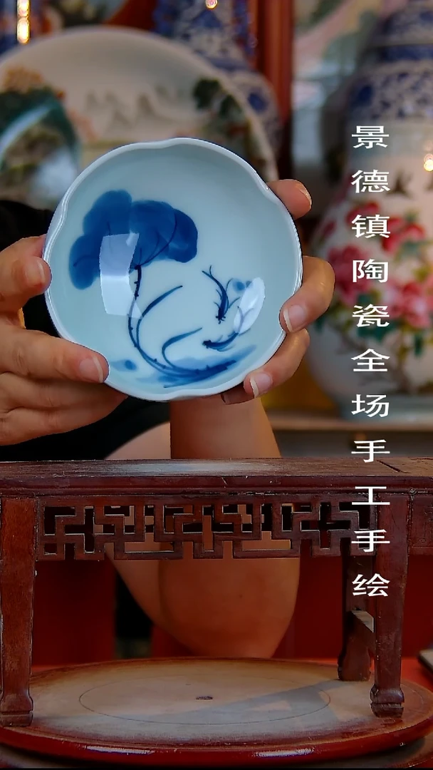 摆件景德镇陶瓷 全场手工手绘