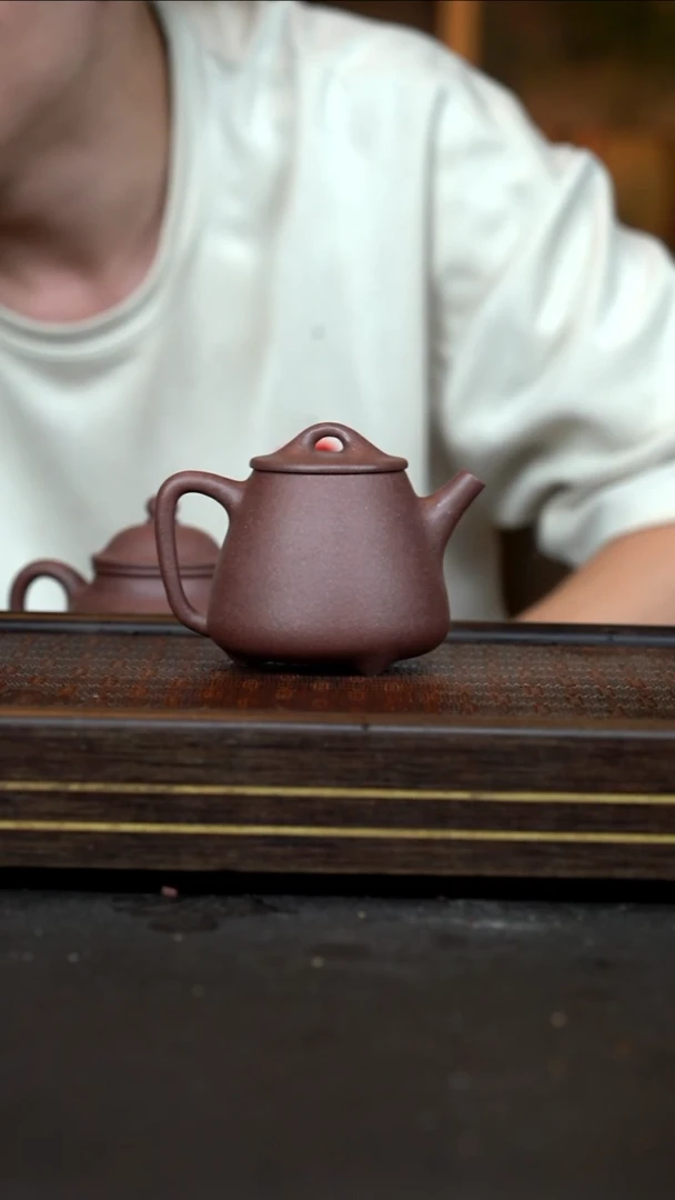 茶壶紫砂     XL    全砂天青泥      高石瓢    170cc
