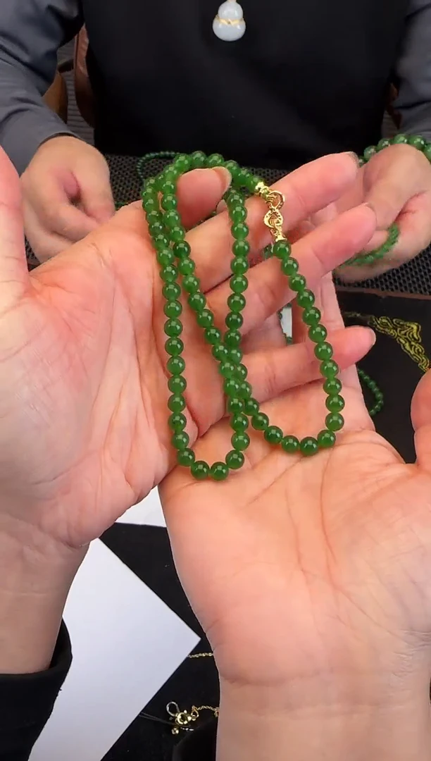 颈饰未镶嵌和田玉卡6锁骨链