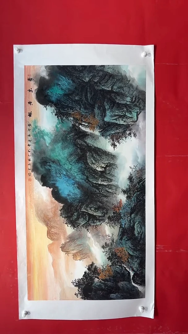 国画画家陆远华纯手绘原作