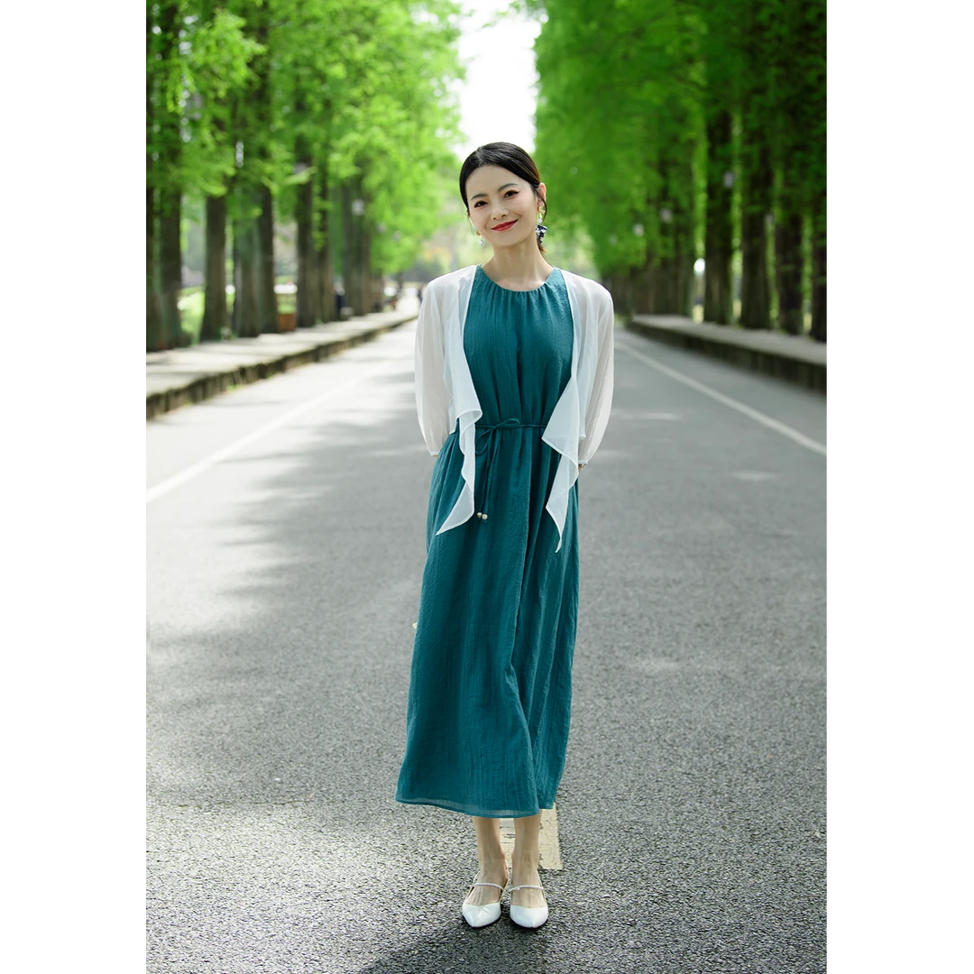 开衫女2025梦里人夏季新款时尚简约轻薄短款百搭洋气上衣2406