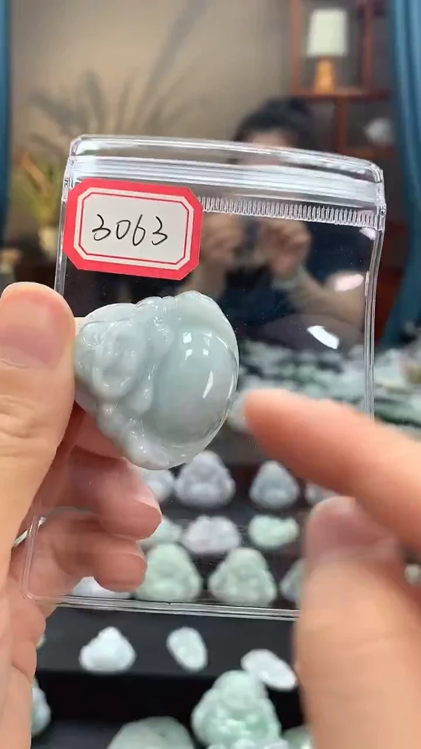 颈饰未镶嵌翡翠佛公3063