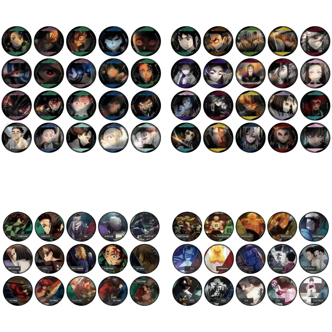 【鬼灭眼神背影】鬼灭之刃电影院无限城眼神背影吧唧（盲盒代拆）