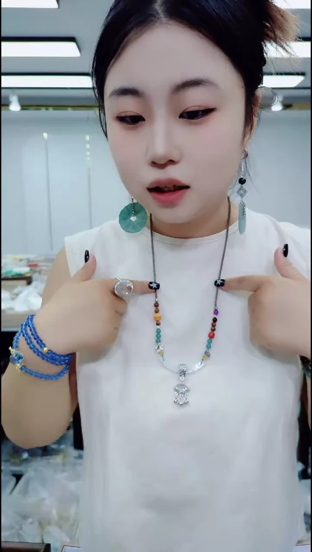 翡翠未镶嵌颈饰0529玉衡项链