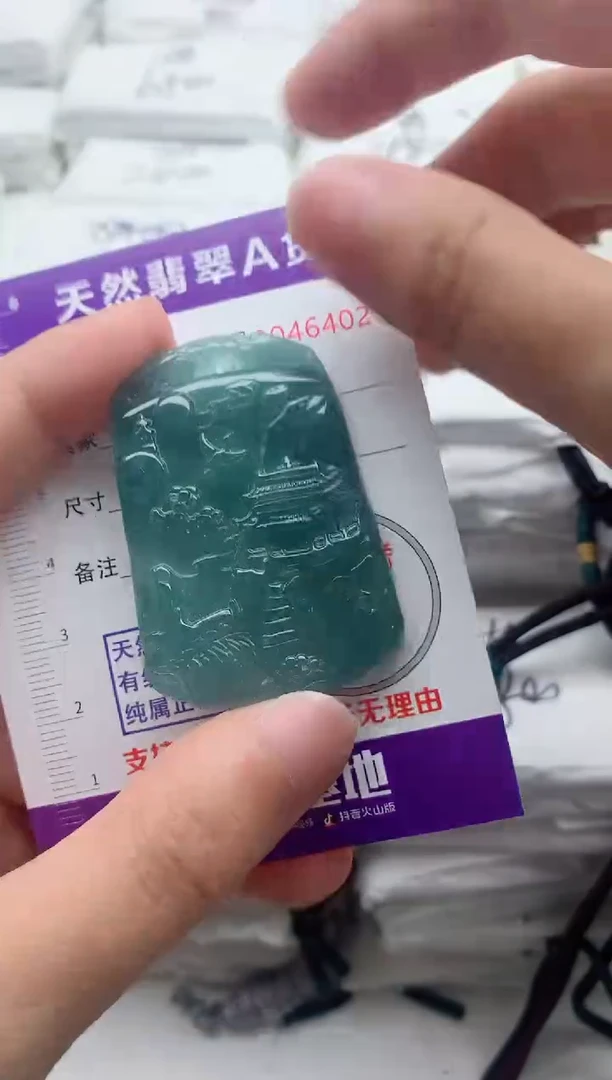 翡翠未镶嵌颈饰8888多样性发其一