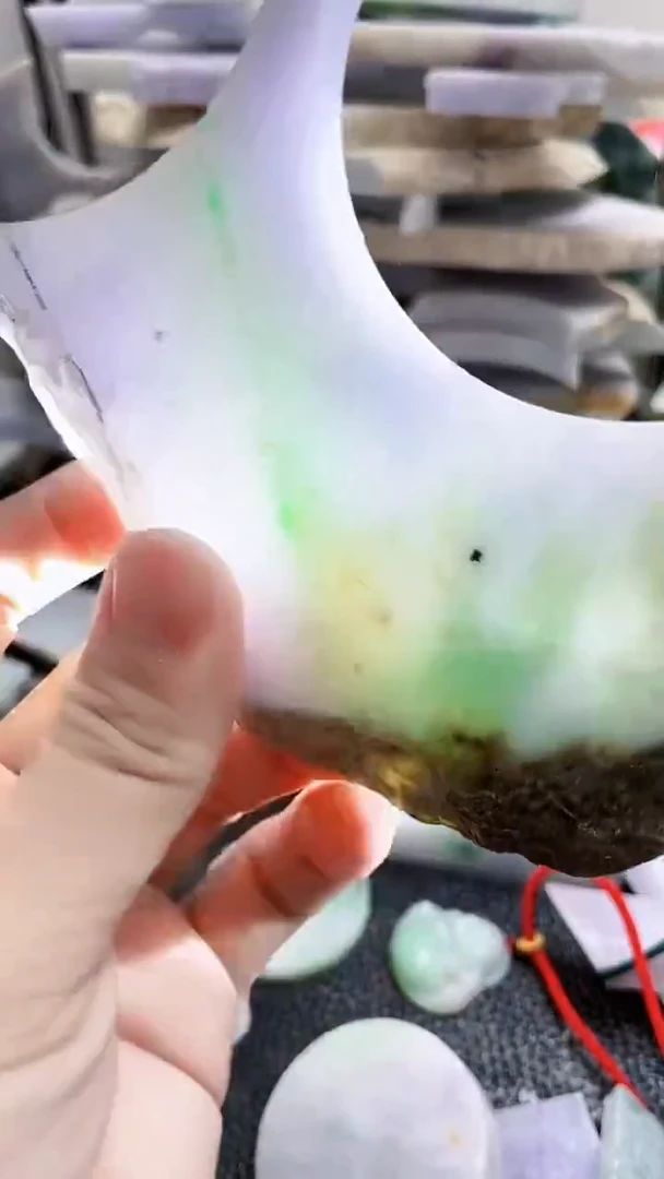 裸石翡翠天然A货翡翠板料