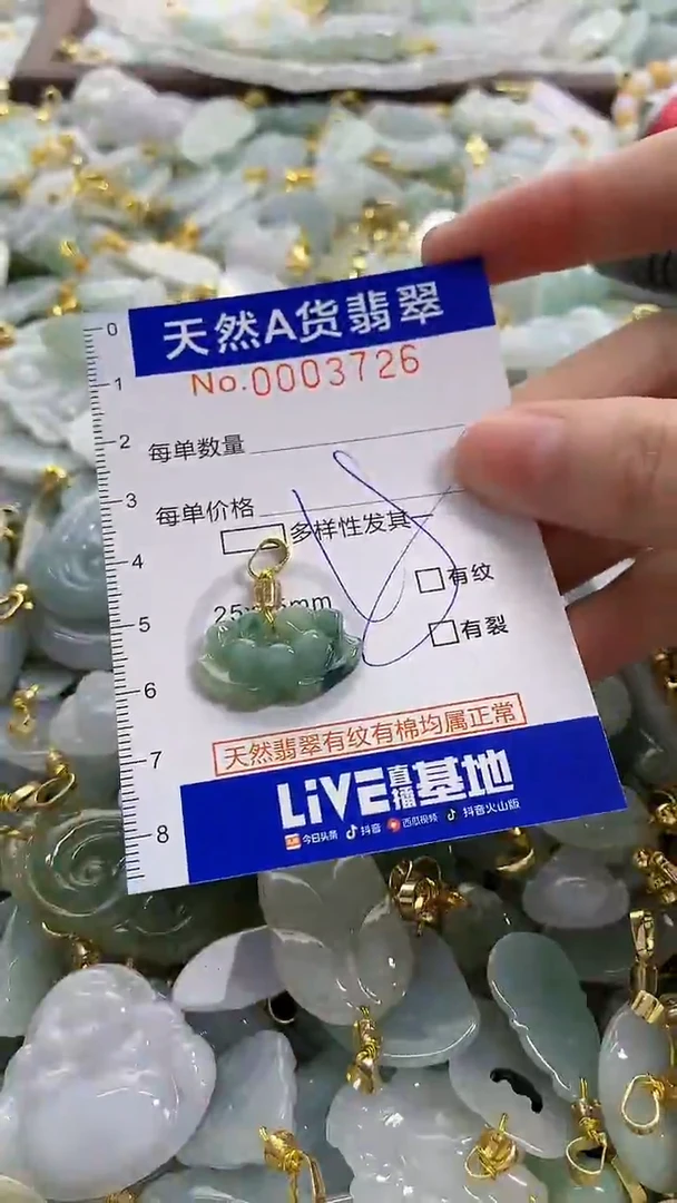 颈饰未镶嵌翡翠天然A货翡翠