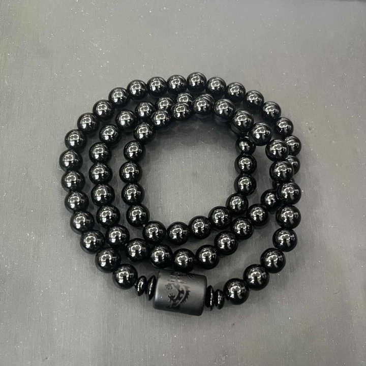 黑曜石双圈手串-532842