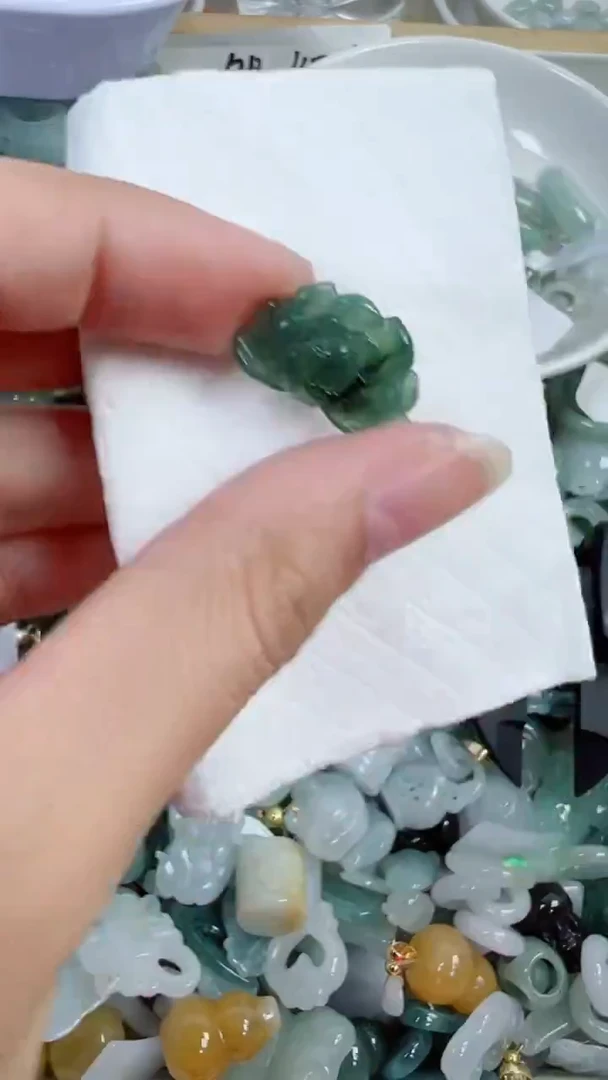 散珠翡翠348号链接，A货翡翠