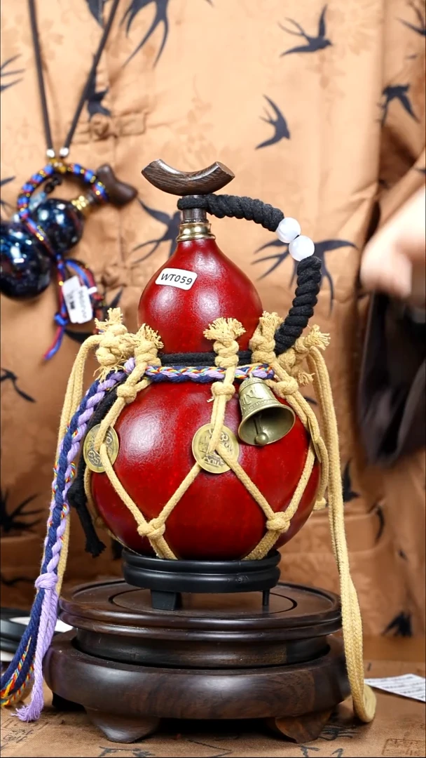 WT059网兜款大漆酒葫芦（现货现发）