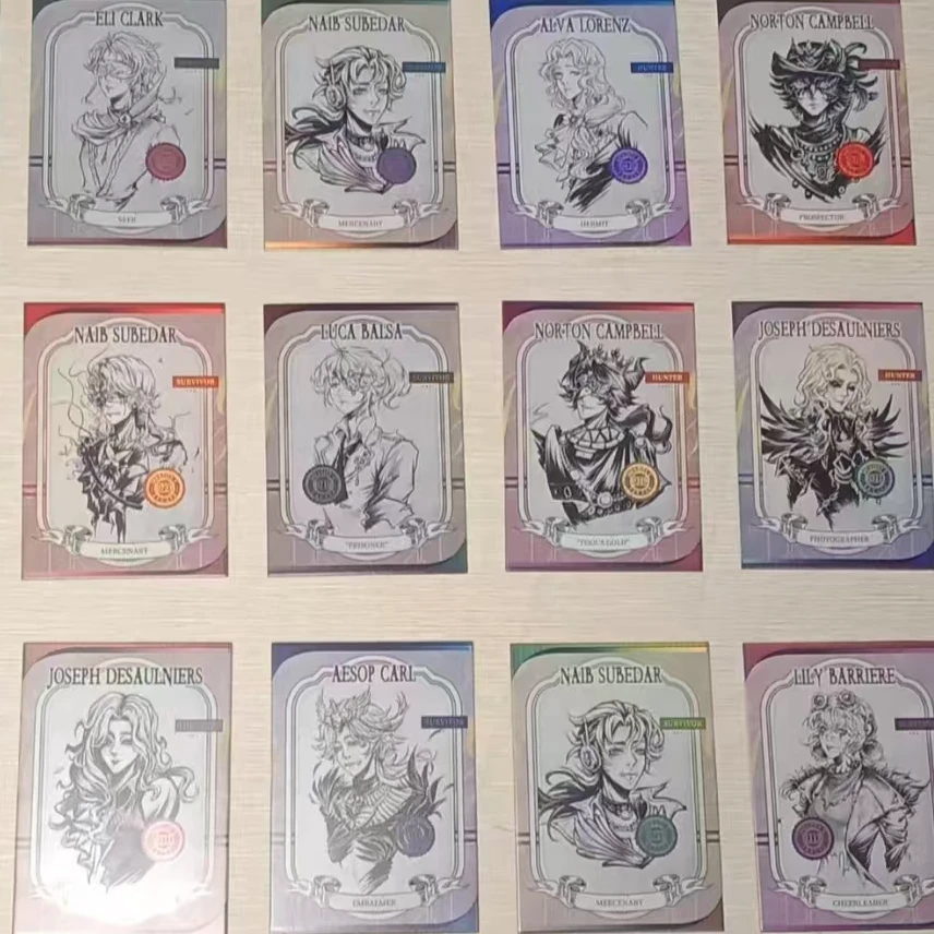【拆盒】同人周边第五人格素描系列拍立得