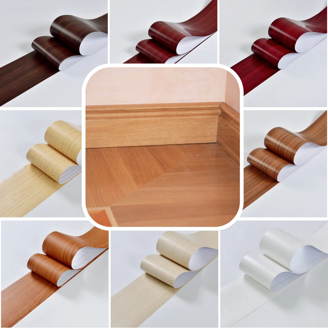 门框窗台翻新包边贴纸仿木纹自粘胶带木地板贴纸防水木纹墙贴纸