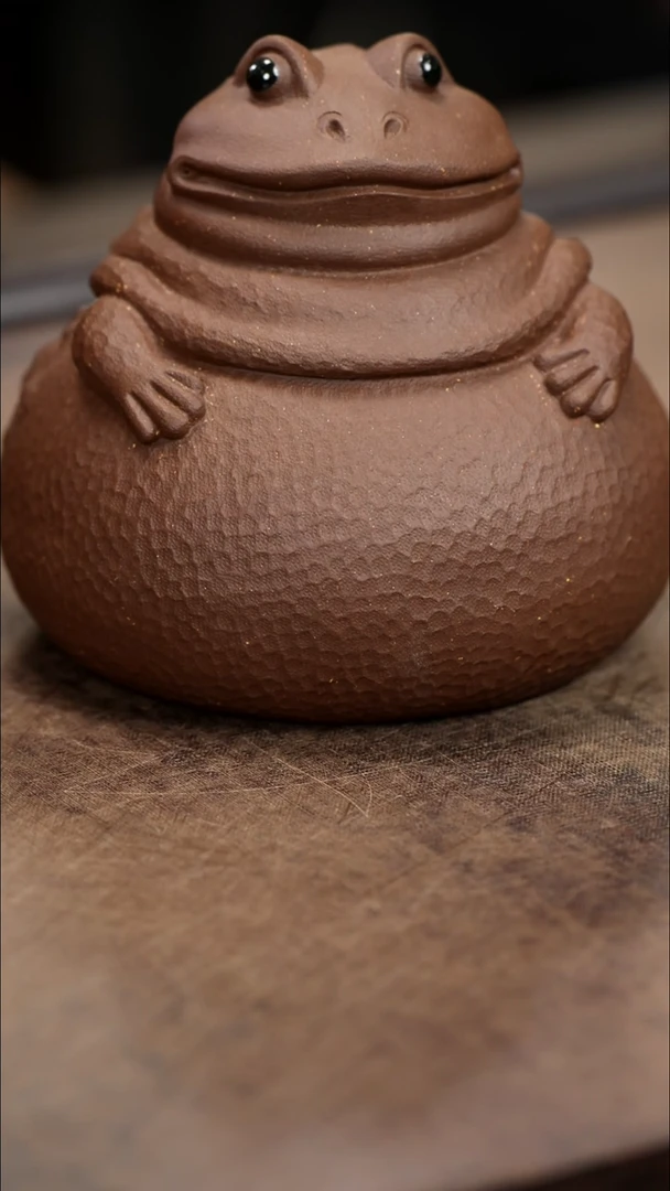 紫砂茶宠紫砂金蟾