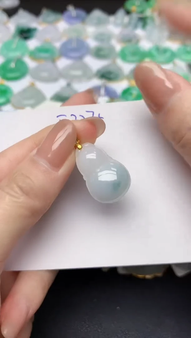 颈饰未镶嵌翡翠天然缅甸A货翡翠百元以上9元证书费自理