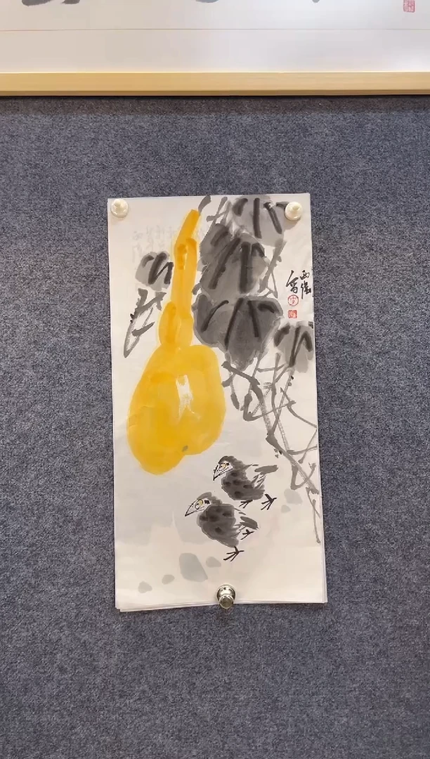 国画李西W花鸟两平尺