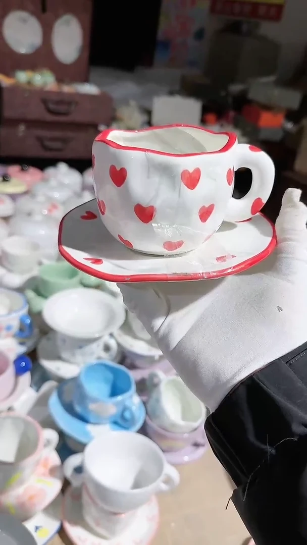 【闪购商品】瓷片咖啡杯微瑕 凑满20元包邮