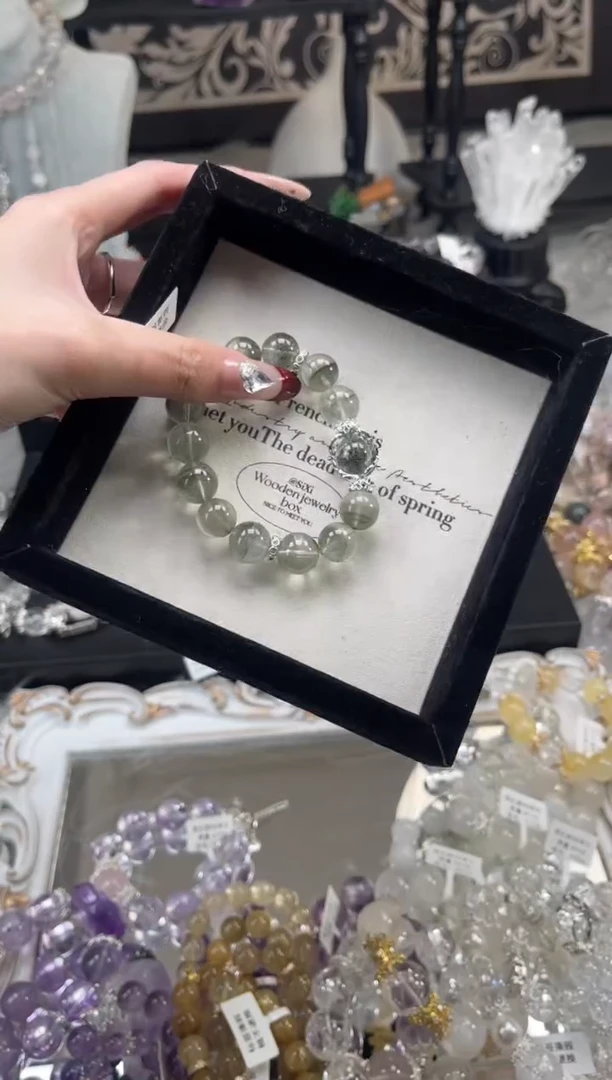 【闪购商品】烟晶手链银S925镶嵌天然水晶 多样性发货