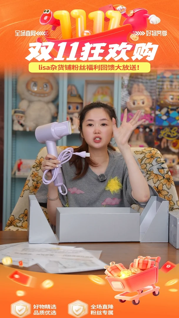 陶66尺风---吹风机紫色--------