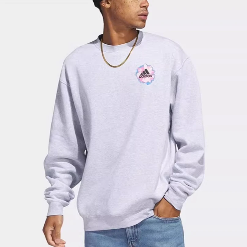 Adidas/阿迪达斯~~正品运动男子休闲圆领卫衣套头衫IC7769