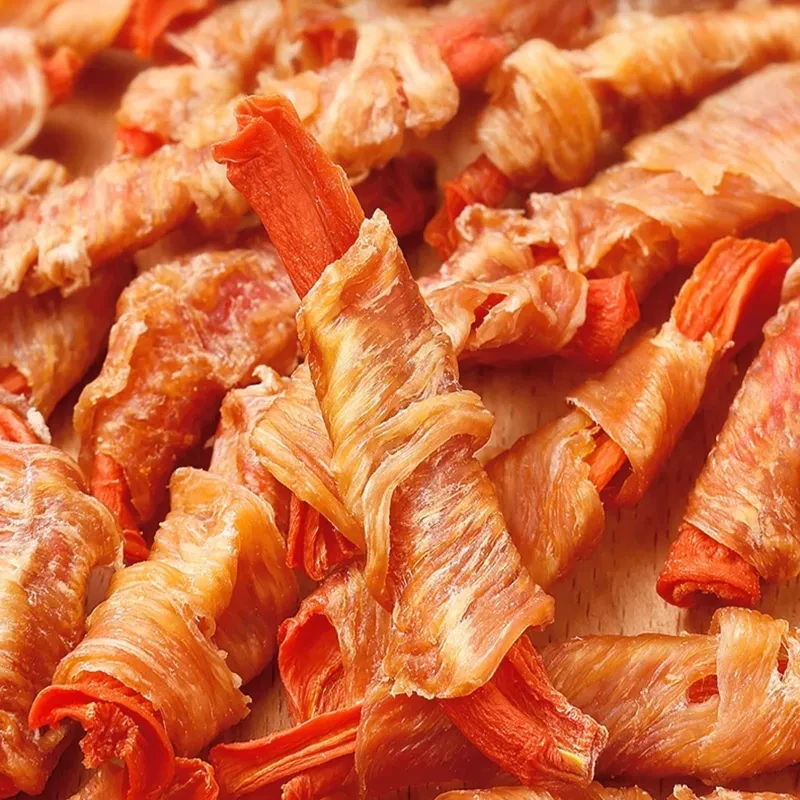 [满50包邮]宠物果蔬鸡肉绕胡萝卜35g