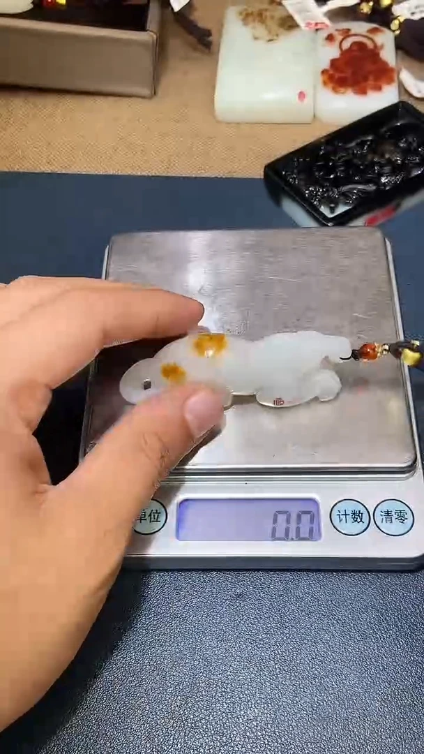 颈饰未镶嵌和田玉橙**意HX