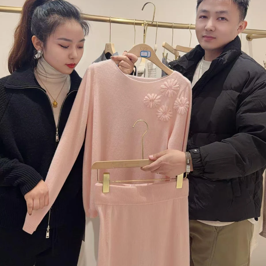 （津华专拍）洪叶百羊绒女款直播精选专卖店