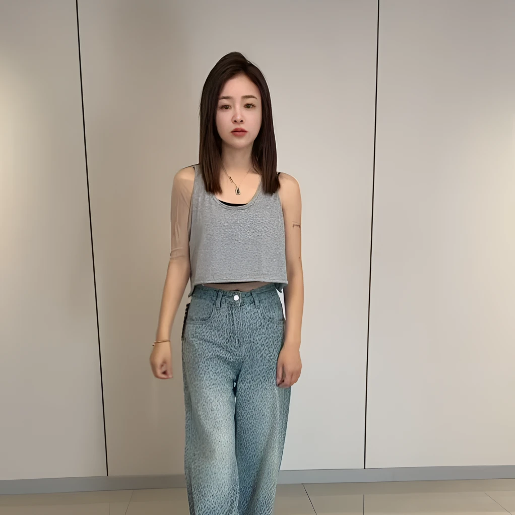 背心街头度假风舒适韩系风时尚女士美背宽松型吊带