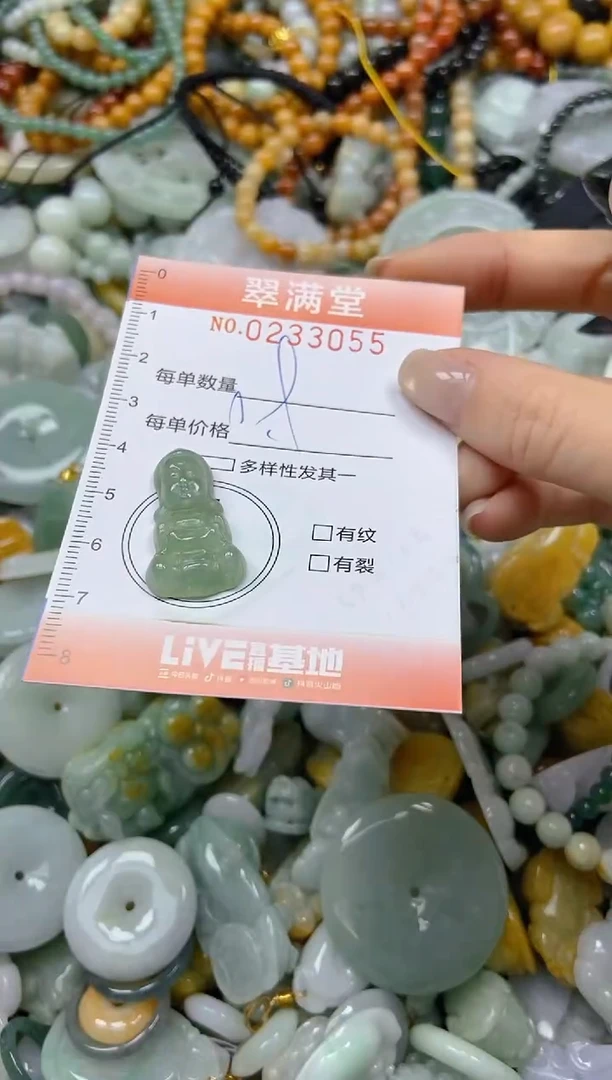 未镶嵌挂件翡翠闪购0233055