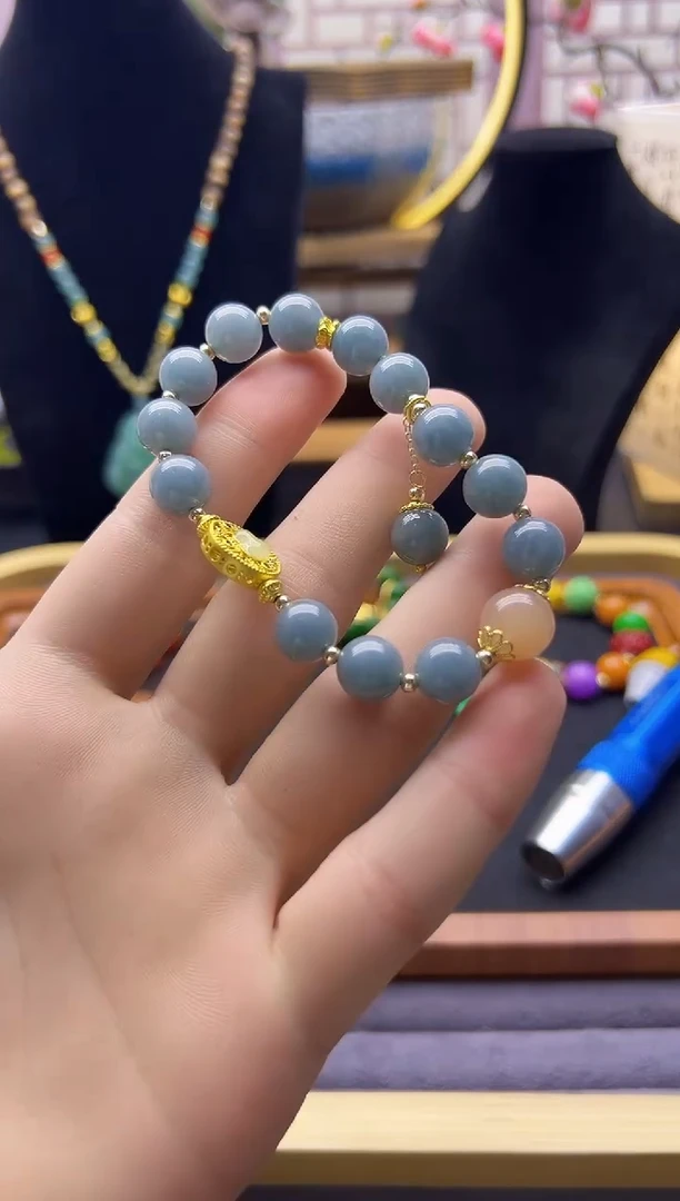 【闪购商品】翡翠颈饰14K金镶嵌S15