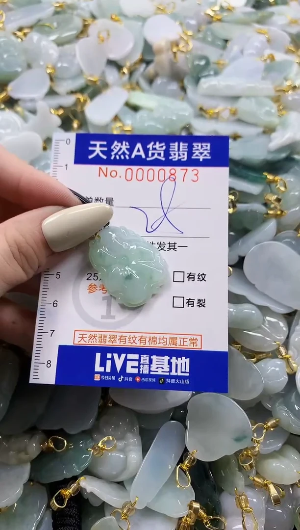 颈饰未镶嵌翡翠天然A货翡翠