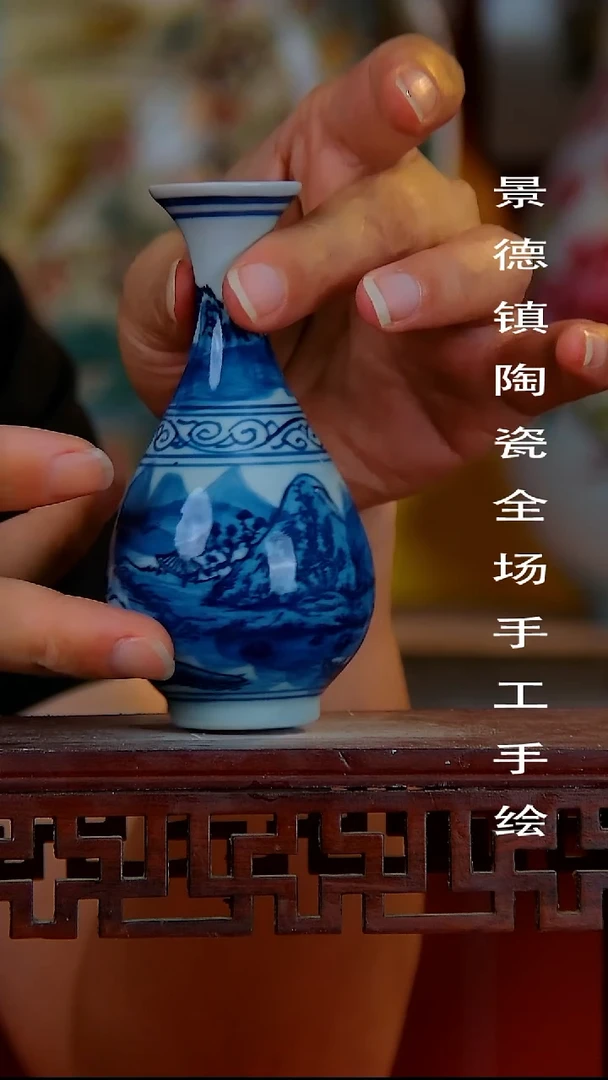 摆件景德镇陶瓷 全场手工手绘