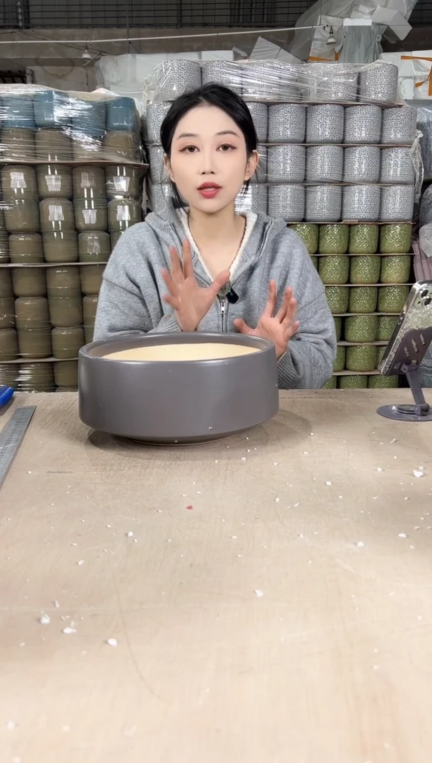 【闪购商品】陶瓷拼盘棕色大号26x14