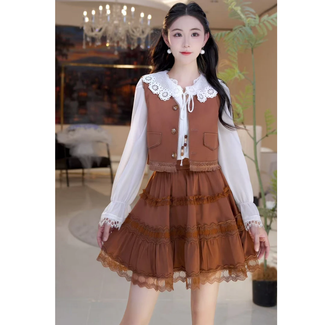 【焦糖甜心】时尚百搭衬衫长裤套装814988+814974+989+990+815035