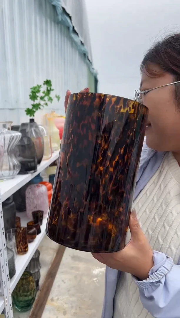 花瓶客厅餐桌插花装饰好物直筒